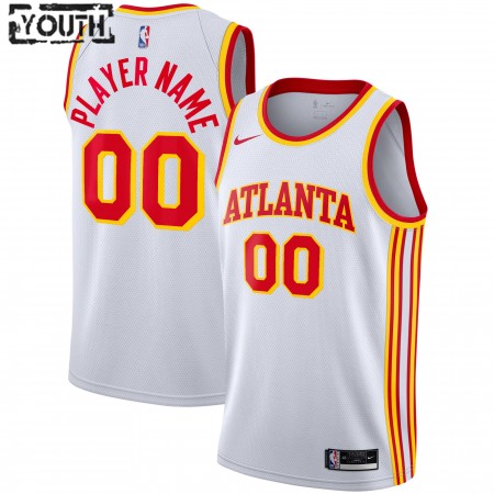 Maillot Basket Atlanta Hawks Personnalisé 2020-21 Nike Association Edition Swingman - Enfant